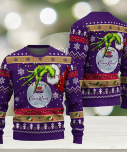 Crown Royal Sweater, Whiskey Lover Sweater, Crown Royal Ugly Sweater