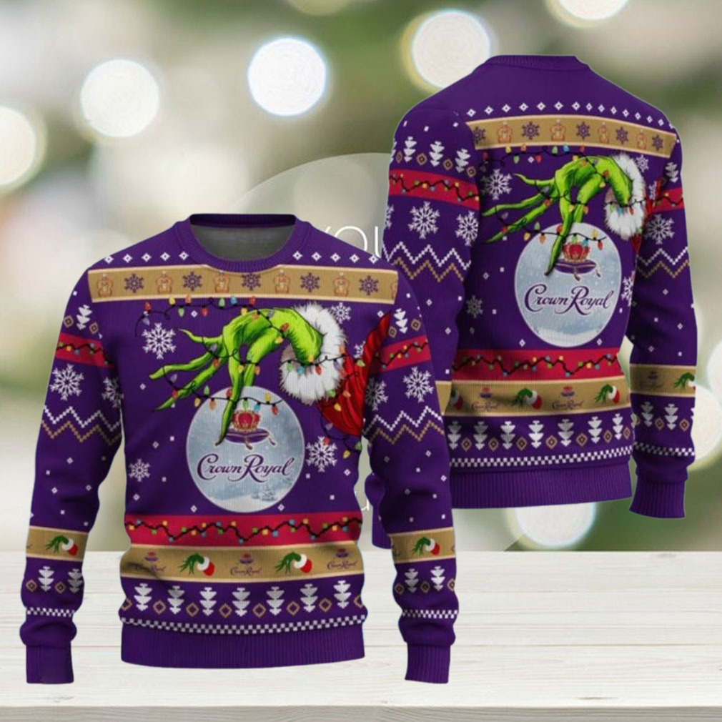 Crown Royal Sweater, Whiskey Lover Sweater, Crown Royal Ugly Sweater Crown Royal Sweater, Whiskey Lover Sweater, Crown Royal Ugly Sweater