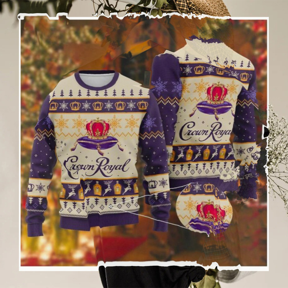 Crown Royal Ugly Knitted Christmas Sweatshirt