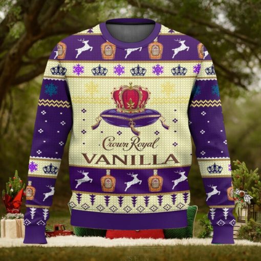 Crown Royal Vanilla Christmas Ugly Sweater Special Gift For Xmas