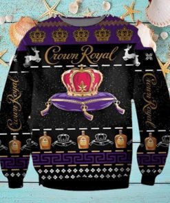 Crown Royal Whiskies Ugly Christmas Sweater Nice Gift For Everyone
