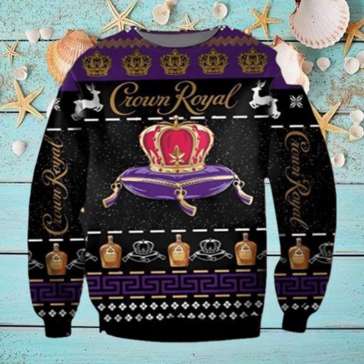 Crown Royal Whiskies Ugly Christmas Sweater Nice Gift For Everyone