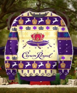 Crown royal whiskey Wool Holiday Sweater