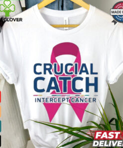 Crucial Catch Intercept Cancer Pink Ribbon T shirt 2 Crucial Catch Intercept Cancer Pink Ribbon T shirt