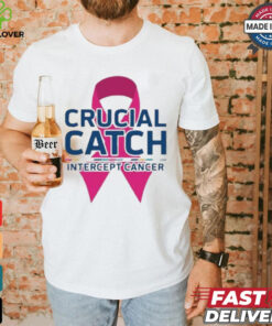 Crucial Catch Intercept Cancer Pink Ribbon T shirt 3 Crucial Catch Intercept Cancer Pink Ribbon T shirt