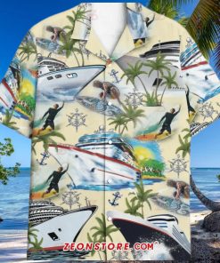 Cruising Surfing Hawaiian Shirt