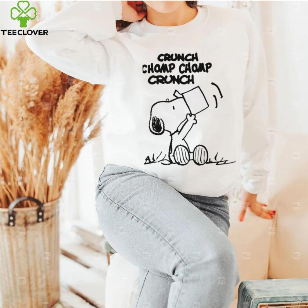 Crunch Chomp Chomp Crunch Snoopy Shirt