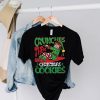 Crunches Then Christmas Cookies, Elf Bodybuilder T Shirt Christmas Gift