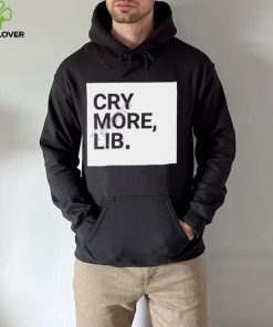 Cry More Lib Tee Benny Johnson shirt