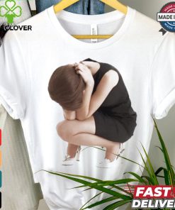 Crying Girl With A Gun T shirt