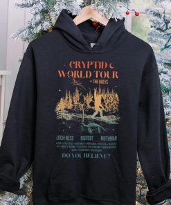 Cryptid World Tour The Greys Loch Ness Bigfoot Mothman T Shirt