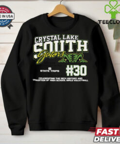 Crystal Lake South Gators #30 Celebrating The Rich History And Tradition Of High School Girls Volleyball Shirt