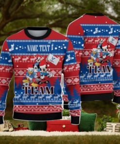 Crystal Palace FC Disney Team Custom Name Ugly Christmas Sweater