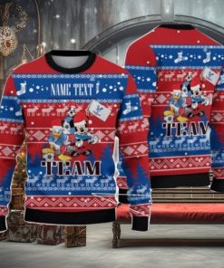 Crystal Palace FC Disney Team Custom Name Ugly Christmas Sweater