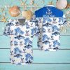 Minnesota Vikings Nfl Team With Flamingo Moon Pattern Button Down Hawaiian Shirt For Big Fans Custom Name