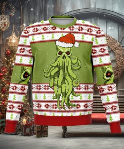 Cthulhu Noel Xmas Knitting Pattern 3D Print Ugly Sweater