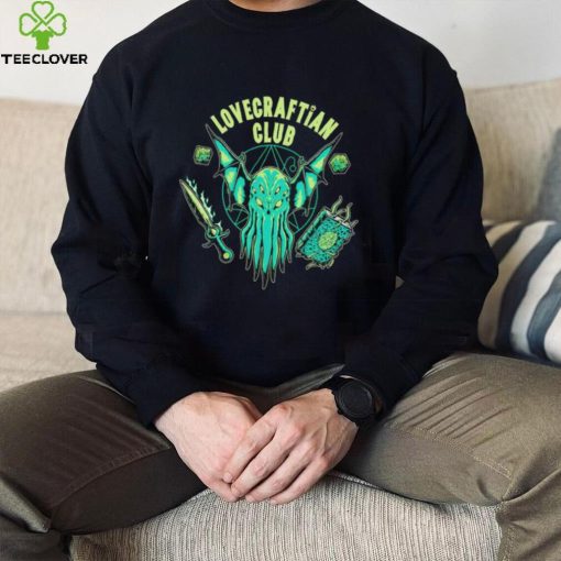 Cthulhu lovecraftian club logo hoodie, sweater, longsleeve, shirt v-neck, t-shirt