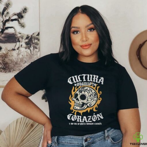 Cultura Orgullo Y Corazon Raza skull shirt