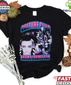 Culture Club Karma Chameleon Relaxed Fit Girls T Shirt 1 Culture Club Karma Chameleon Relaxed Fit Girls T Shirt