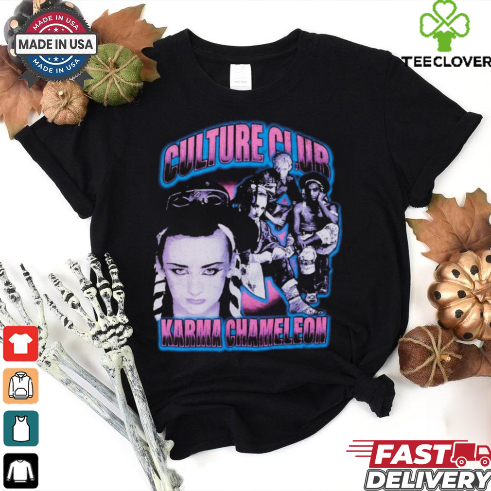 Culture Club Karma Chameleon Relaxed Fit Girls T Shirt Culture Club Karma Chameleon Relaxed Fit Girls T Shirt