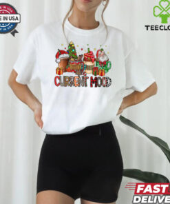 Cup Coffee Santa Current Mood Christmas 2024 Shirt