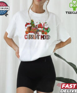 Cup Coffee Santa Current Mood Christmas 2024 T Shirt