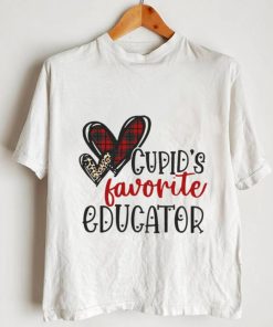 Cupids Favorite Educator Valentines Day Shirt