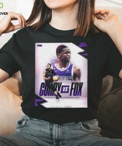 Curry vs fox golden state warriors at sacramento kings basketball shirt