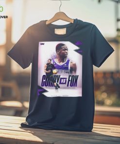 Curry vs fox golden state warriors at sacramento kings basketball shirt