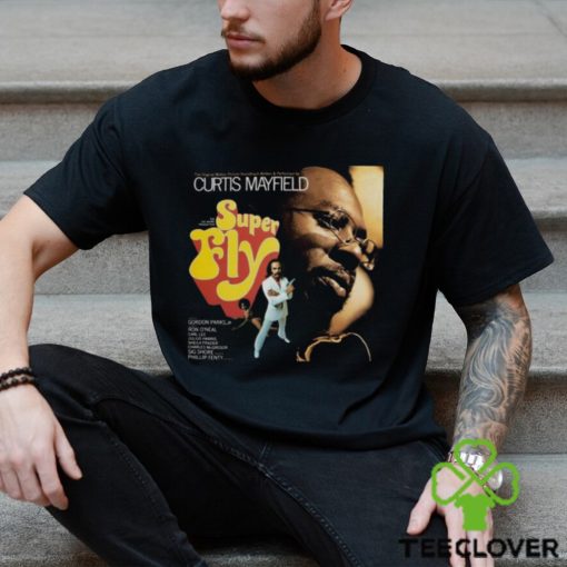 Curtis Mayfield Superfly Original Soundtrack Vinyl Record Poster Shirt