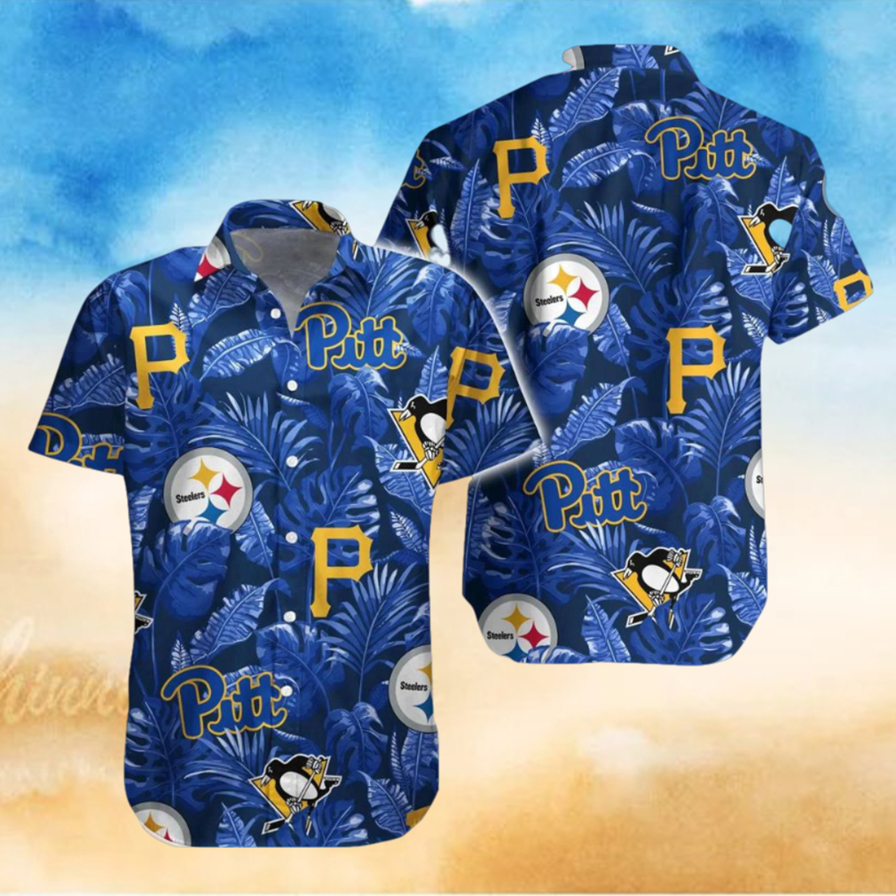Custom 4 NFL teams Hawaiian Shirt Custom 4 NFL teams Hawaiian Shirt