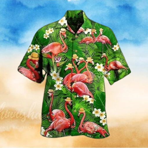 Custom Aloha Fabulous Flamingo Unisex Hawaiian Shirt