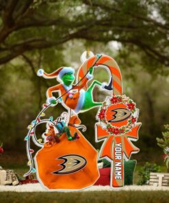 Custom Anaheim Ducks Ice Hockey Christmas Ornament