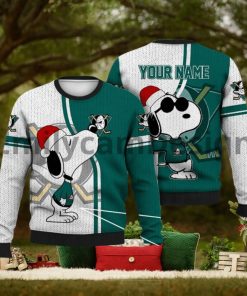 Custom Anaheim Ducks Walking Abbey Road Ugly Christmas Sweater