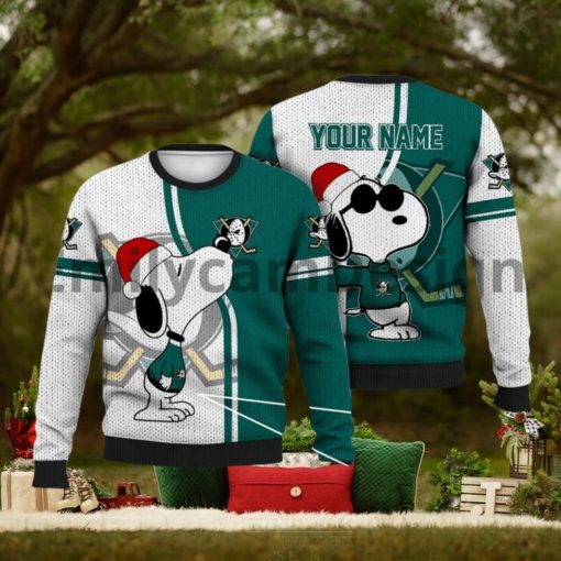 Custom Anaheim Ducks Walking Abbey Road Ugly Christmas Sweater