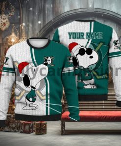 Custom Anaheim Ducks Walking Abbey Road Ugly Christmas Sweater