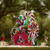 Ho ho ho Philadelphia Eagles Christmas NFL ornament