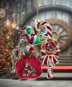 Custom Arizona Coyotes Ice Hockey Christmas Ornament