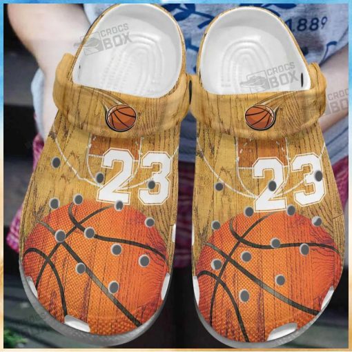 Custom Basketball Court Crocs Kids