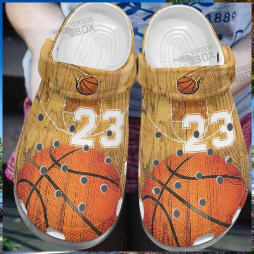 Custom Basketball Court Crocs Kids