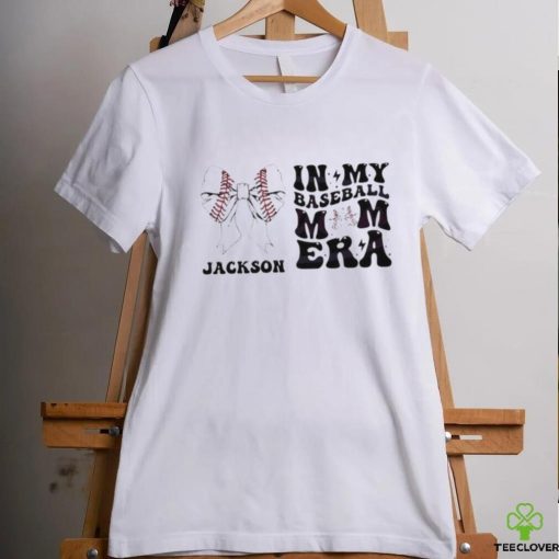 Custom Bow In My Baseball Mom Era Shirt