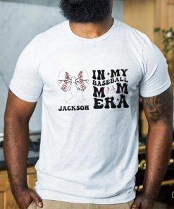 Custom Bow In My Baseball Mom Era Shirt