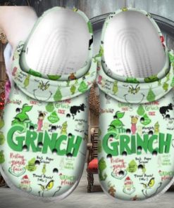 Custom Christmas Grinch Shoes Crocs