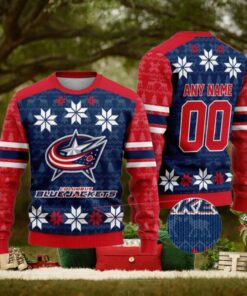 Custom Columbus Blue Jackets Sweater for Fans, Perfect Christmas Gift
