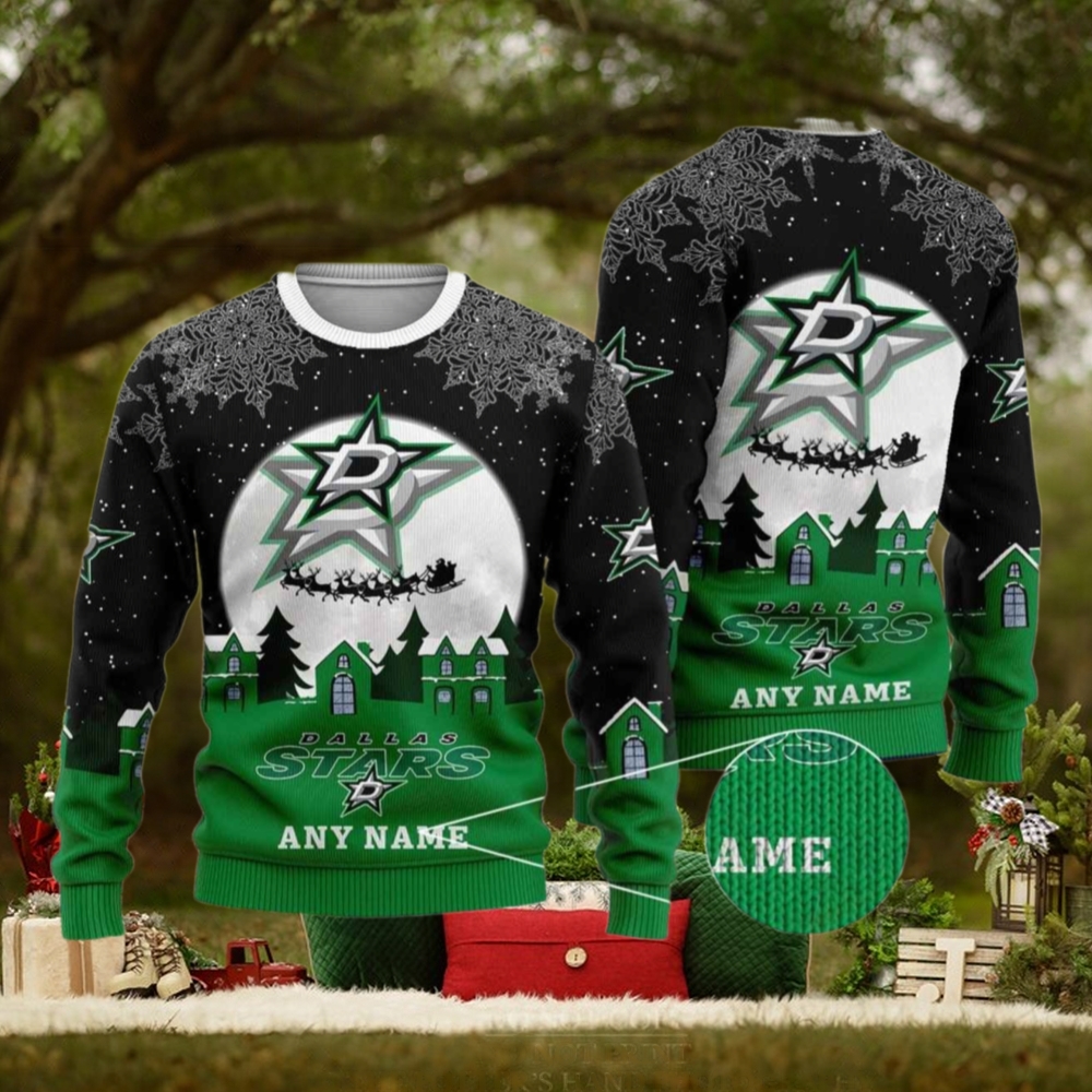 Custom Dallas Stars Sweater for Christmas, Funny Xmas Sweater for Fans Custom Dallas Stars Sweater for Christmas, Funny Xmas Sweater for Fans