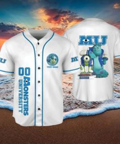 Custom Disney Monsters Inc University Baseball Jersey