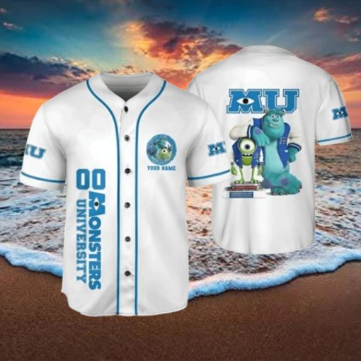 Custom Disney Monsters Inc University Baseball Jersey