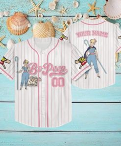 Custom Disney Toy Story Bo Peep Baseball Jersey