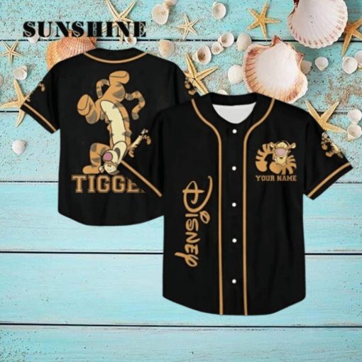 Custom Disney Winnie The Pooh Tigger Dancing Baseball Jersey Winnie The Pooh Gifts