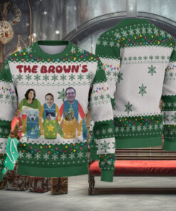 Custom Face Christmas Family Xmas Leds, Personalized Family Photo Ugly Sweater